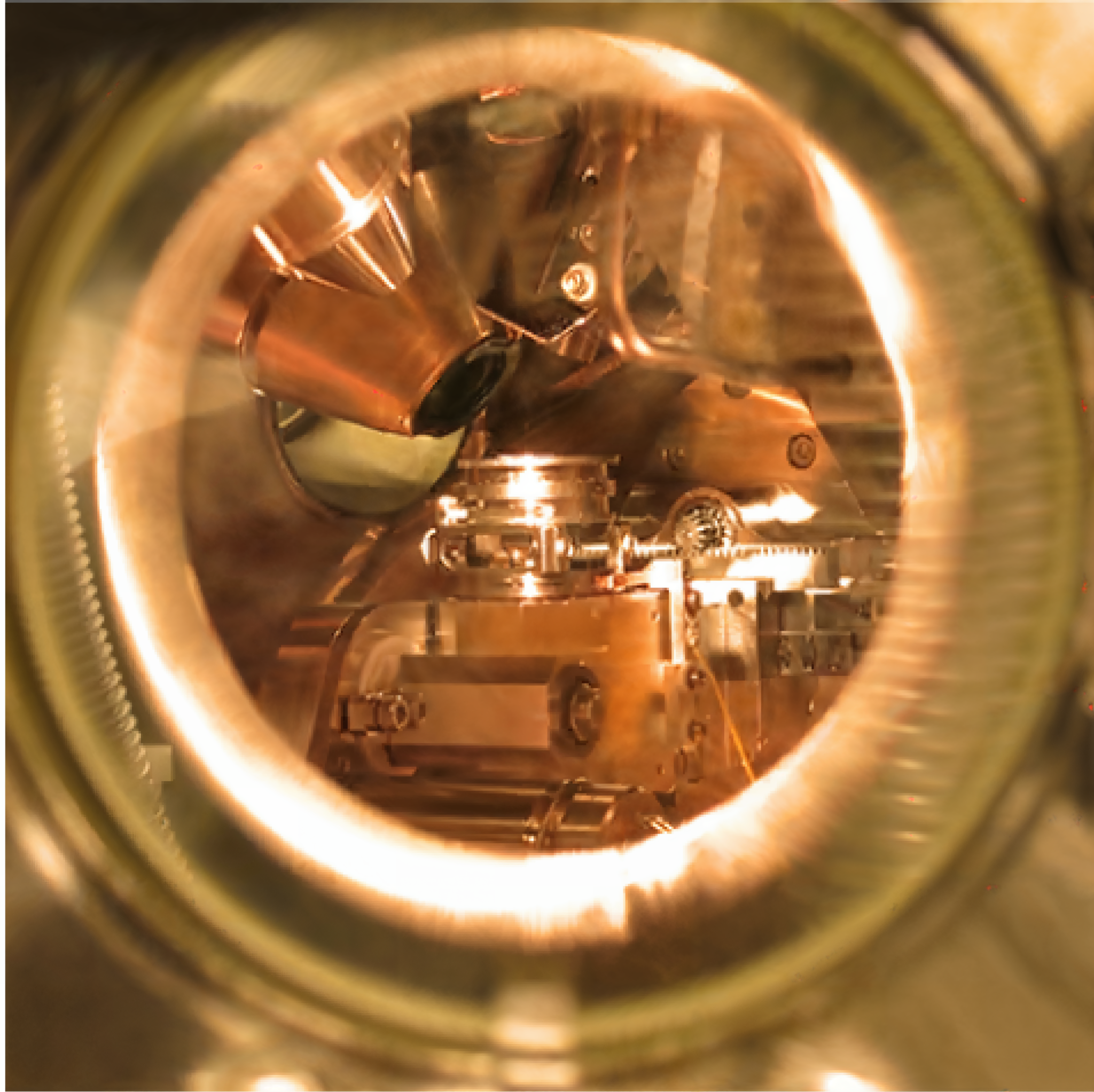 Materials Analysis Lab instrument, gold
